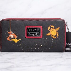 Loungefly Disney Aladdin Jafar Villains Scene Zip Around Wallet
